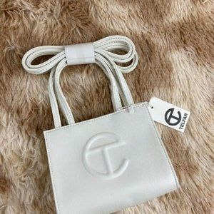 Telfar Small White Bag